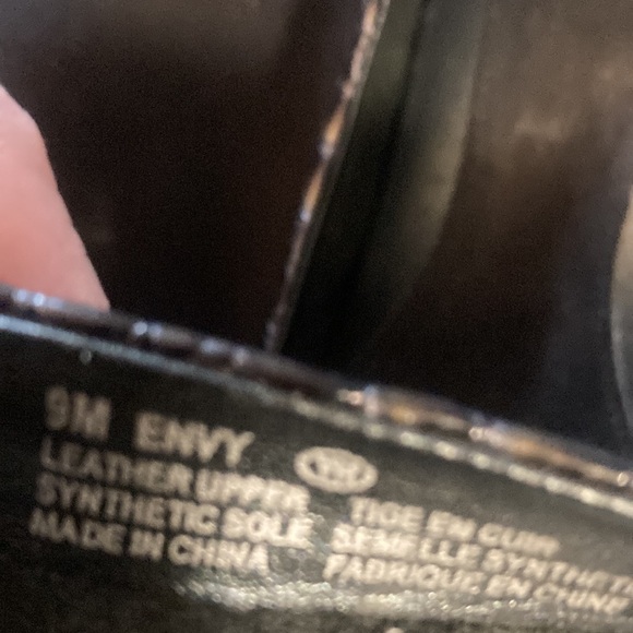 Aerosoles  envy black with grey leather upper heels - Picture 8 of 8